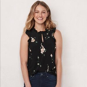 Kohl’s - LC Lauren Conrad Ruffle Shell Blouse